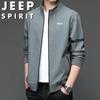 JEEP SPIRIT Men's Stand-Collar Casual Jacket