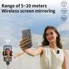 Vlog Selfie Monitor Screen Magnetic USB Rechargeable Wireless Screen Mirroring Phone Back Camera Selfie Live Streaming Monitor Screen for iPhone