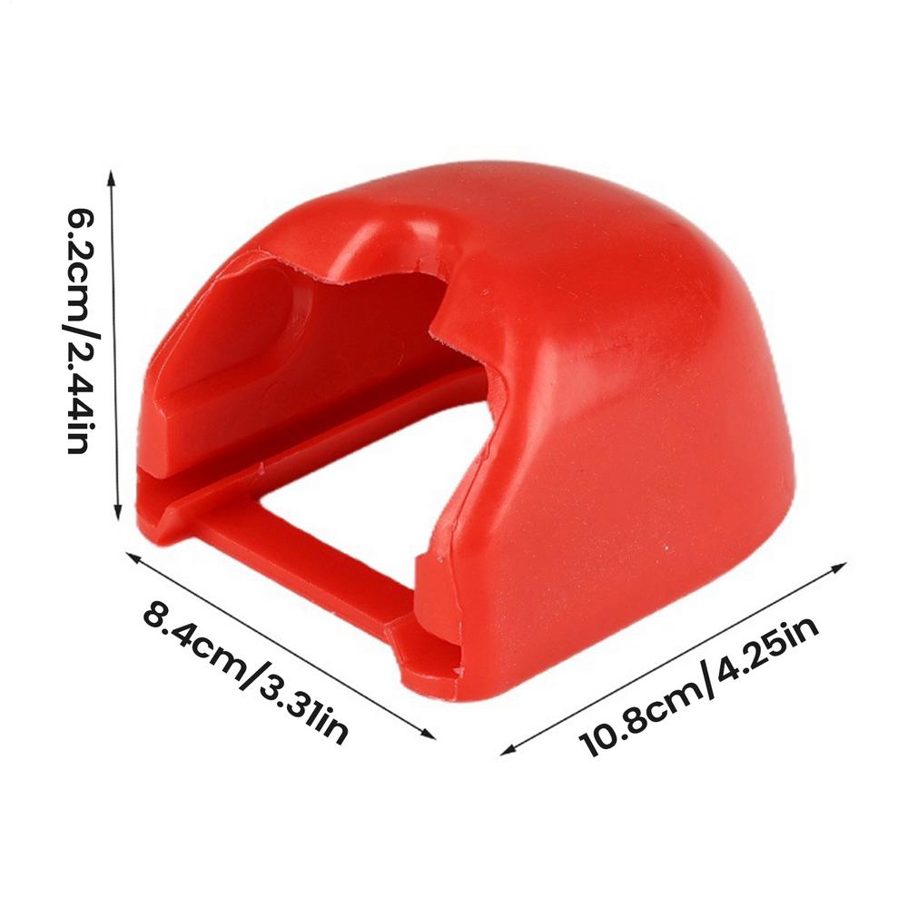 Hitch Ball Protection For Trailer RV Modification Connector Ball Cover Protective Cap Plastic Red Cap Parts For Caravan Camping