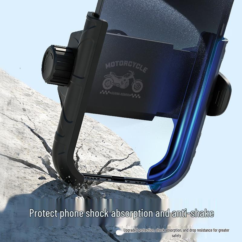 Quick Release Motorcycle & Electric Bicycle Phone Holder for Navigation