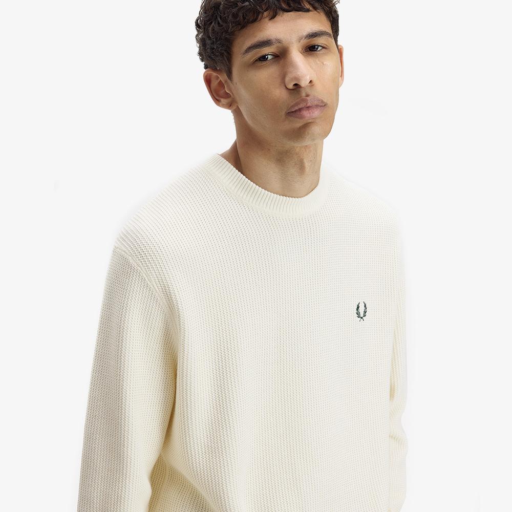 Fred Perry [Sport] Textured Knit - Ecru Afpm2612318-560