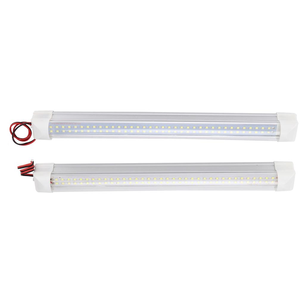12V 72LED Interior Lamp Bar Strip White Light OnOff Switch for Car Van Truck Trailer Ship Caravan