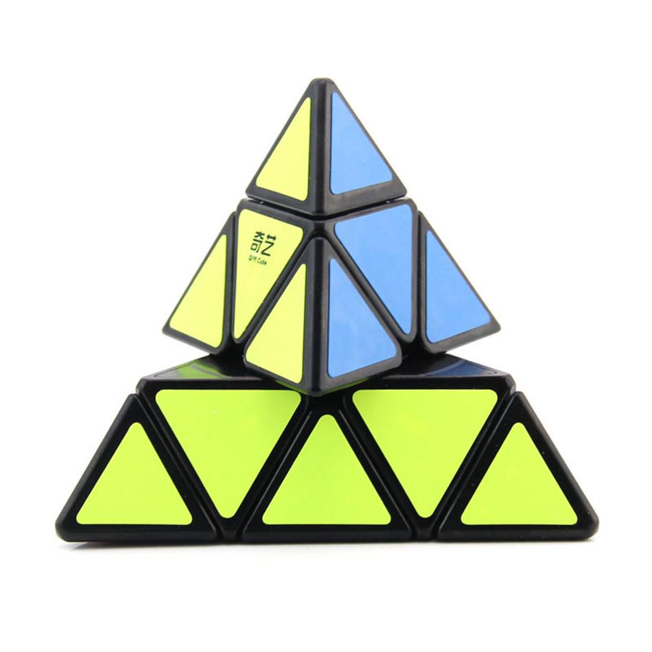 10 Kinds Qiyi 3X3X3 Pyramid Speed Magic Cube Professional Magic Cube Puzzles Colorful Educational Toys For Children