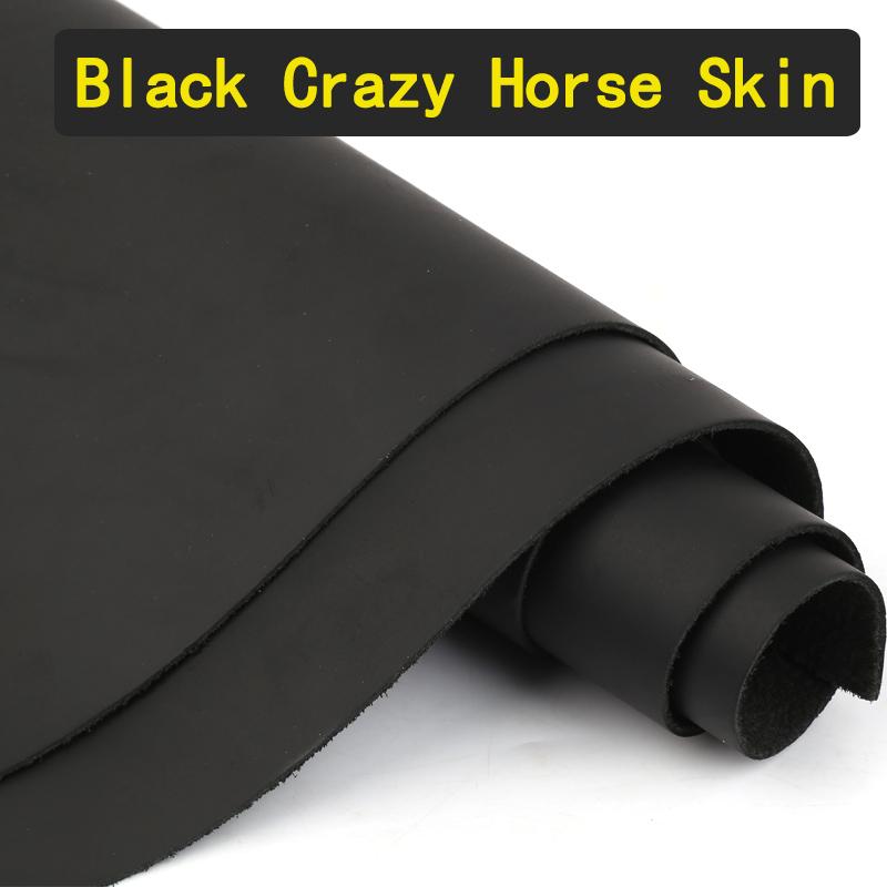 

Black plain weave cowhide material is slightly stiff, handmade DIY leather fabric, 1.8mm thick hard leather head layer cowhide m 14x21cm чёрный