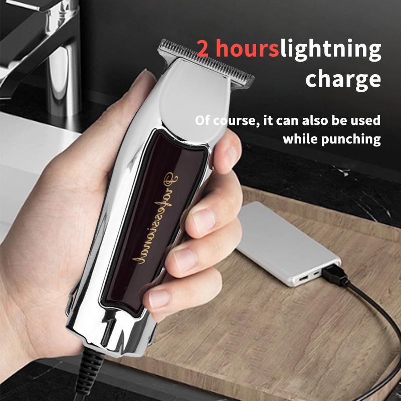 Rechargeable Electric Hair Clipper & Trimmer with Digital Display for Shaving, Balding, and Oily Scalps
