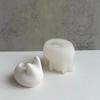 Concrete Toothbrush Holder Inserted Silicone Mold Cute Animal Rabbit Design Bathroom Supplies Office Pen Insert Mold