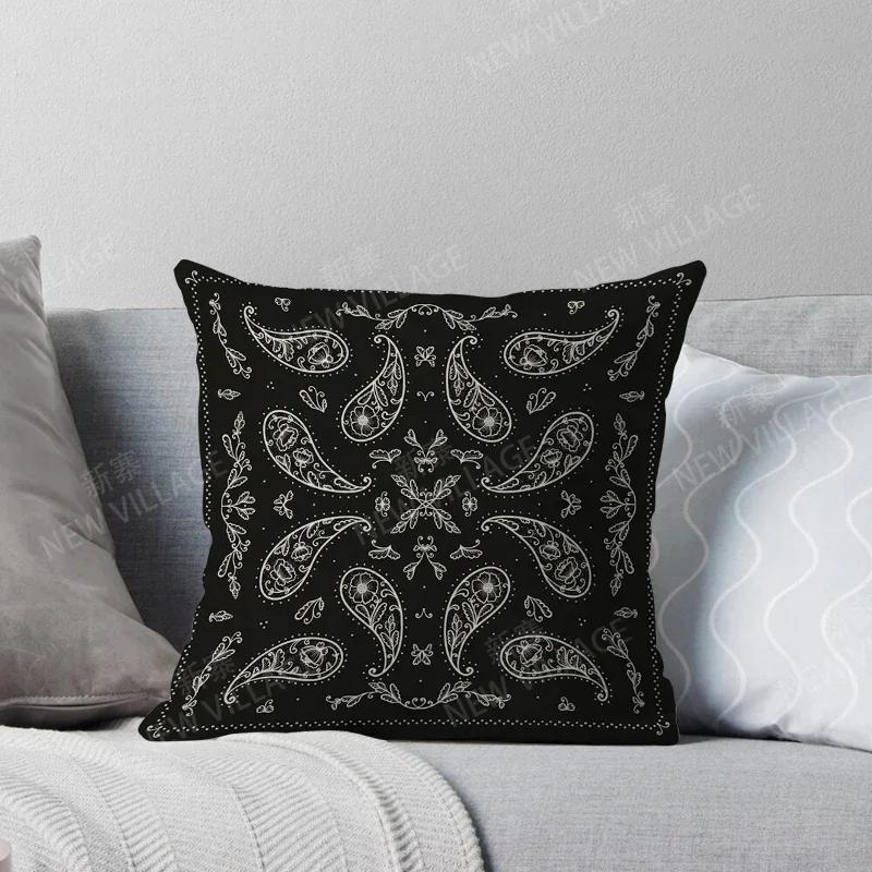 Fall Home Decor Autumn Living Room Throw Pillow Cover Sofa Boho Cushion Cover  Mandala