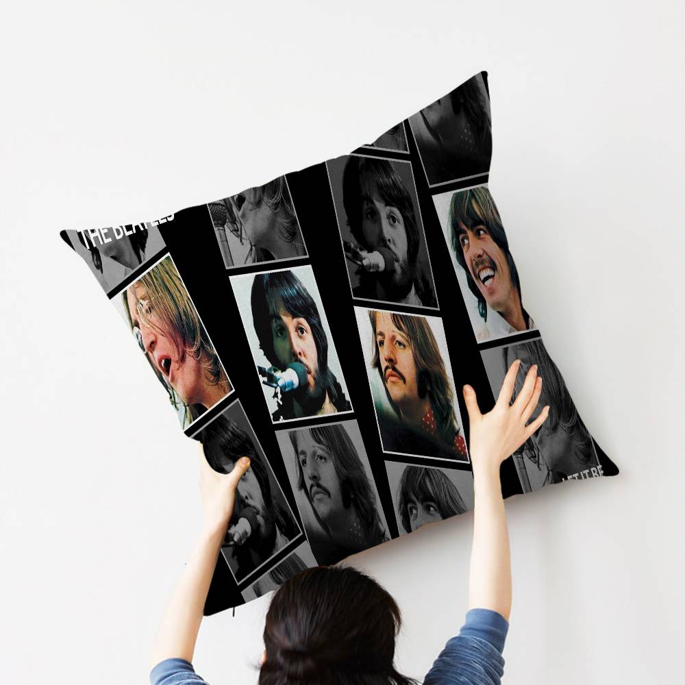 Band The-B-Beatles Cushion Cover Decorative Pillow Sofa Home Decor Case Pillow Cases
