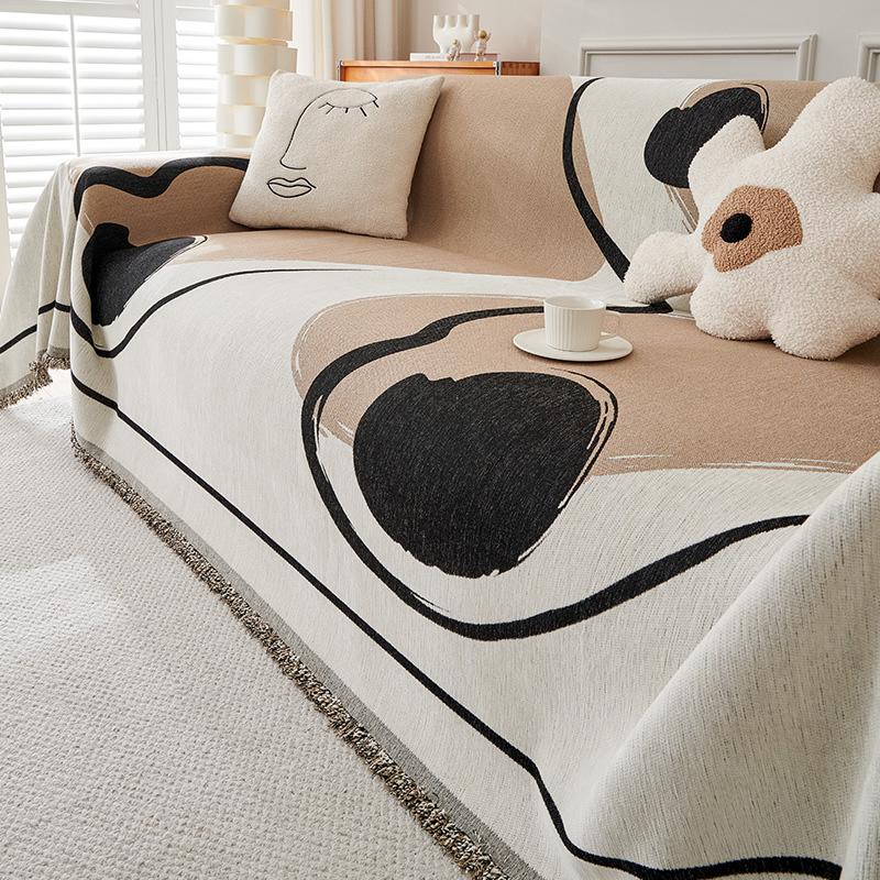 Chenille Sofa Towel New Year's New Four-season Universal Sofa Blanket Light Luxury High-end Anti-cat Scratch Sofa Cover Cloth