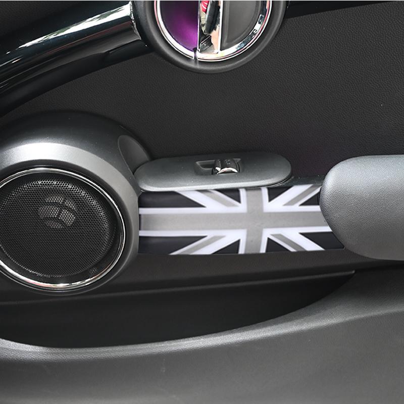 For MINI Cooper S JCW F56 F57 Trim Auto-Styling  Accessories The Black Flag Car Interior Door Handle Knob Cover Modified Parts