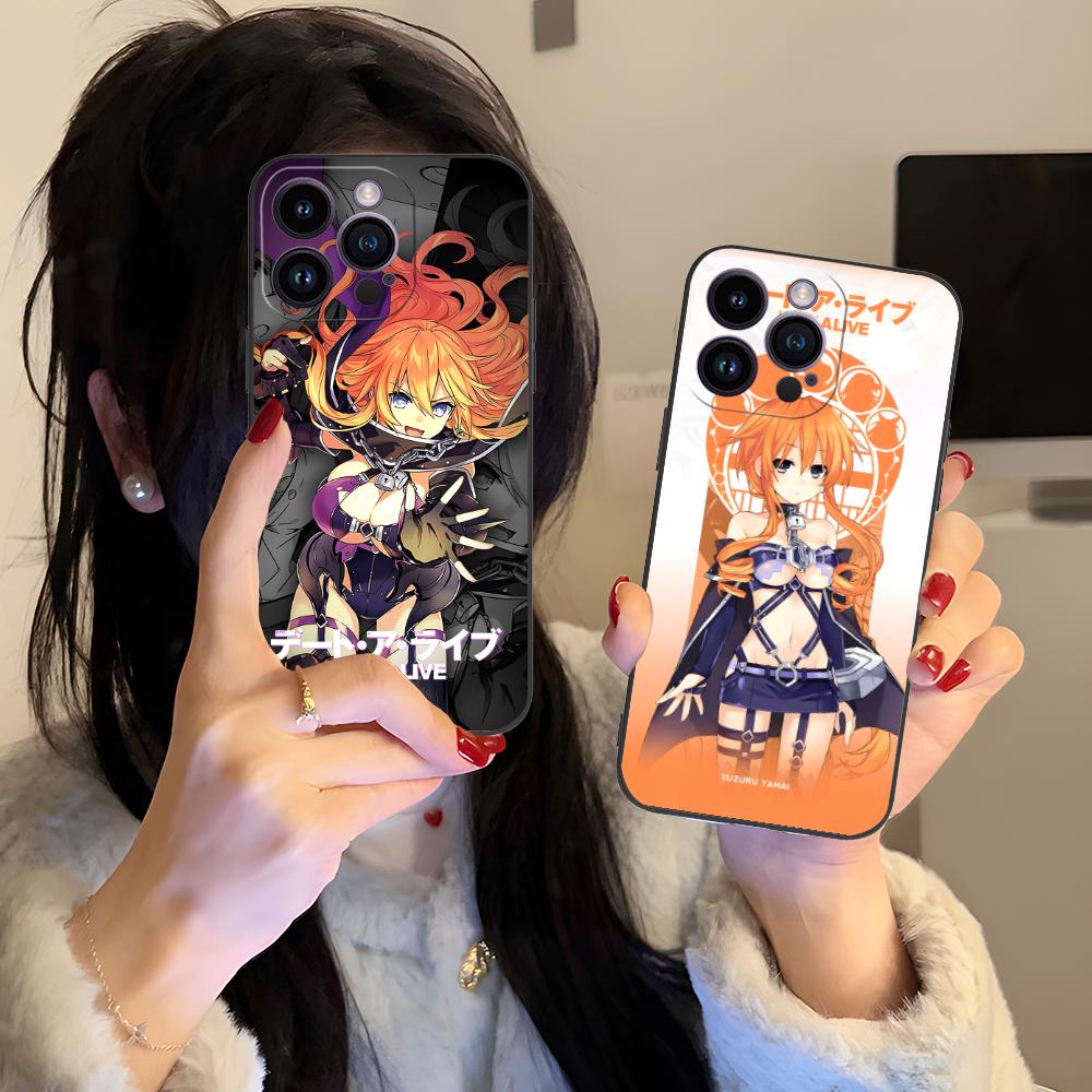 Date a Live Yamai Kaguya Matte Mobile Phone Case for iPhone 17 16 15 14 13 12 11 X XR XS 8 7 Air Pro Max Plus Mini Colorful