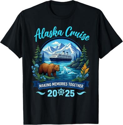 Funny Matching Family Friends And Group Alaska Cruise 2025  Unisex  T-Shirt