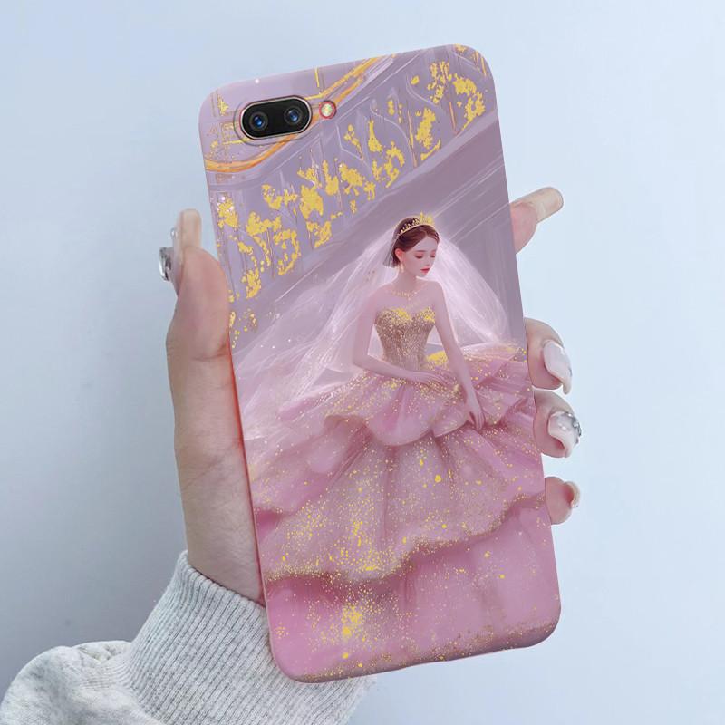 For OPPO A3S Phone Case OPPOA3S Butterfly Flower Girls Design Soft Silicone TPU Back Housing for OPPO A12E A5 AX5 A 3S Covers