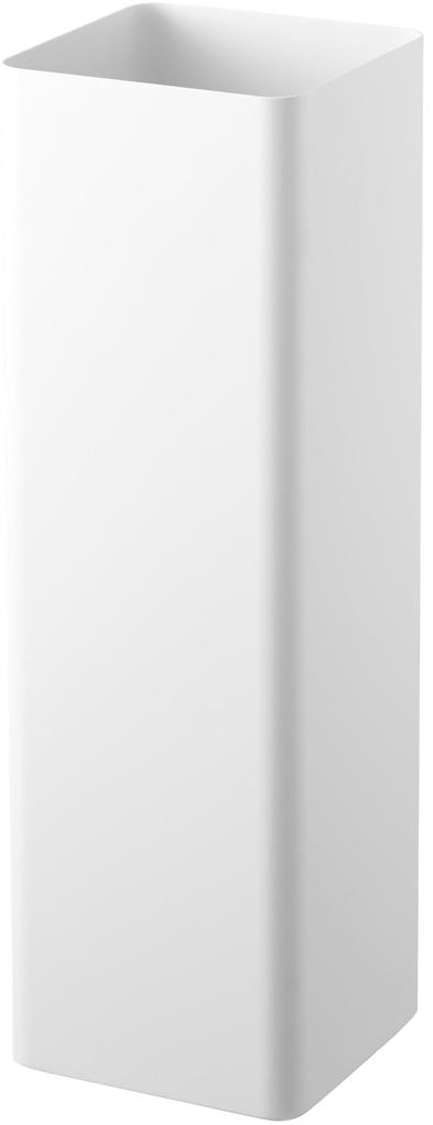 Yamazaki Jitsugyo 1578 Square White W15 X D15 X H48cm Smart Umbrella Stand Slim with Removable Water Tray