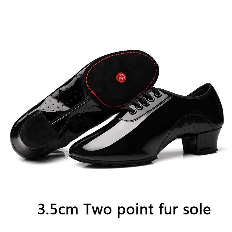 Indoor Kinder Gesellschaftstanzschuhe Jungen Professionelle Tanzschuhe Herren Latein Übung Walzer Salsa Tanzschuhe für Herren Leder