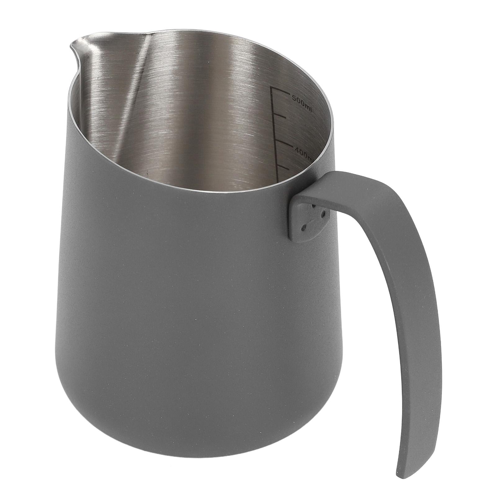 

Питчер для вспенивания молока 304 нержавеющая сталь кувшинчик для сливок латте-арт кофейный питчер для отпаривания со скосом