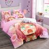 Anime Spy X Family Bedding Set Kawaii Loid Forger Anya Duvet Cover with Pillowcases Girls Boy Kid Set Quilt Cover Set