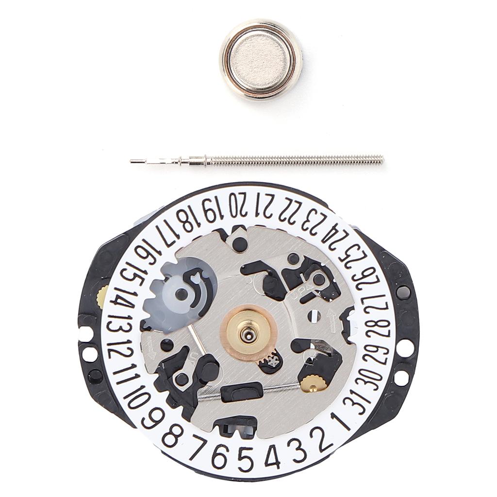 VX82 Uhr Quarzwerk Reparaturteil DIY Uhrenersatzzubehör mit Stift