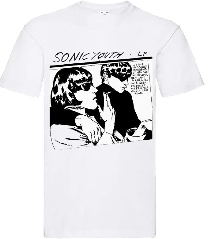 sonic youth music punk rock Christmas birthday halloween funny gift t shirt 3XL