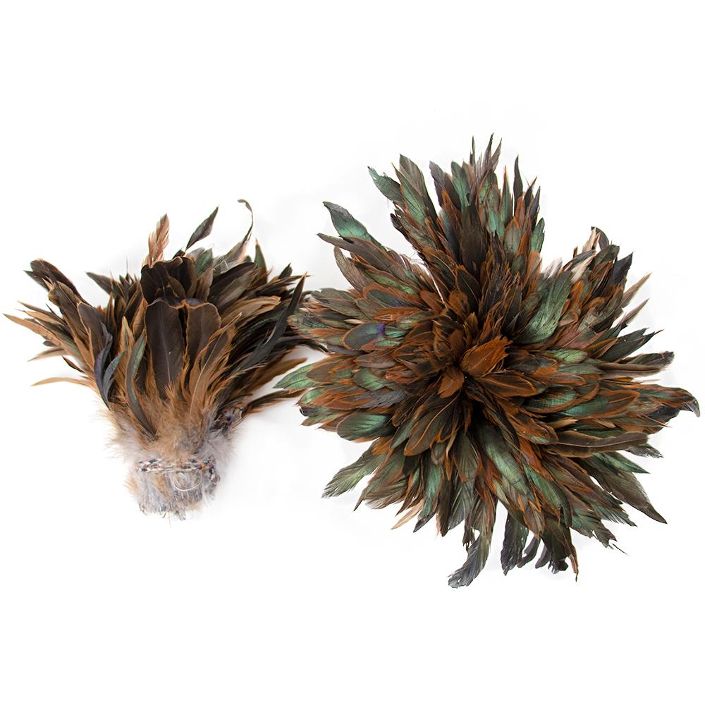 100Pcs Red Rooster Chicken Feathers Trims for Costume Party Clothimg Jewelry Making Natural Pheasant Tail 15-20 CM Multicolors