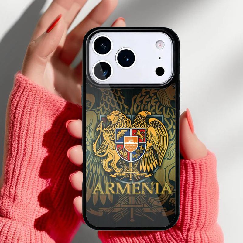 Armenia Armenians Flag Phone Case for iPhone 17 16 15 14 13 Pro Max Back Cover for 12 11 Pro Coque