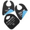 3pcs Elderly Bib Bibs For Adults Rice Bag Dedicated Polyester