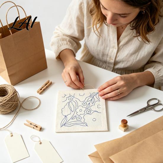 DIY Craft Kit for Adults Floral Punch Needle Kit Beginners Embroidery Flower Stress Relief Handcraft Activity Pattern Stitch Carft Adults Handmade