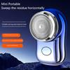 1Pc Mini Shaver For Men Travel Pocket Size Electric Shaving Washable Rechargeable Cordless Trimmer Knives Face Beard Razor