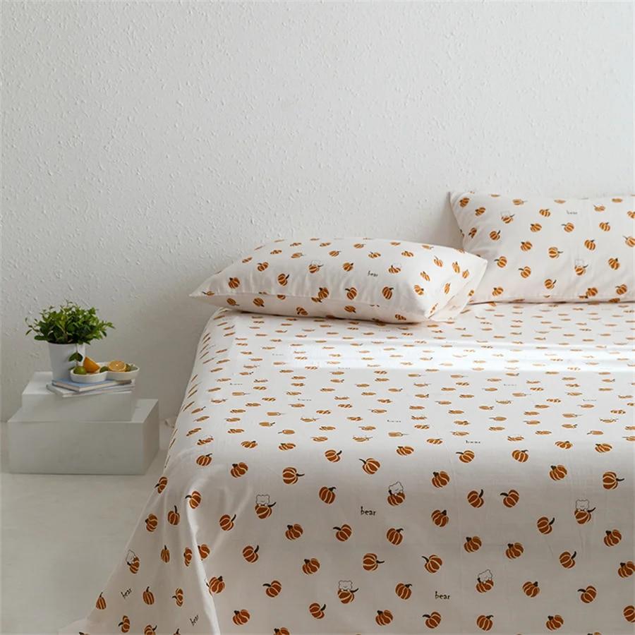 

Роскошные 4/6 шт. двухслойные постельные принадлежности из египетского хлопка, комплект простыней, мягкая дышащая простыня, плоская простыня, наволочка Twin Size 4pcs