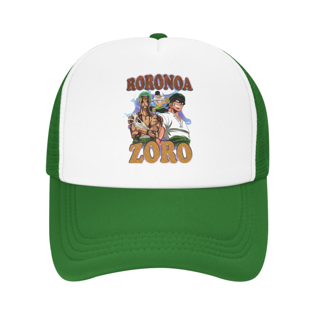 Zoro Mesh Baseball Caps Adult Fashion Trucker Hat Roronoa Zoro SwordUnisex onepieces  Unisexga Adjustable Summer Sports Cap
