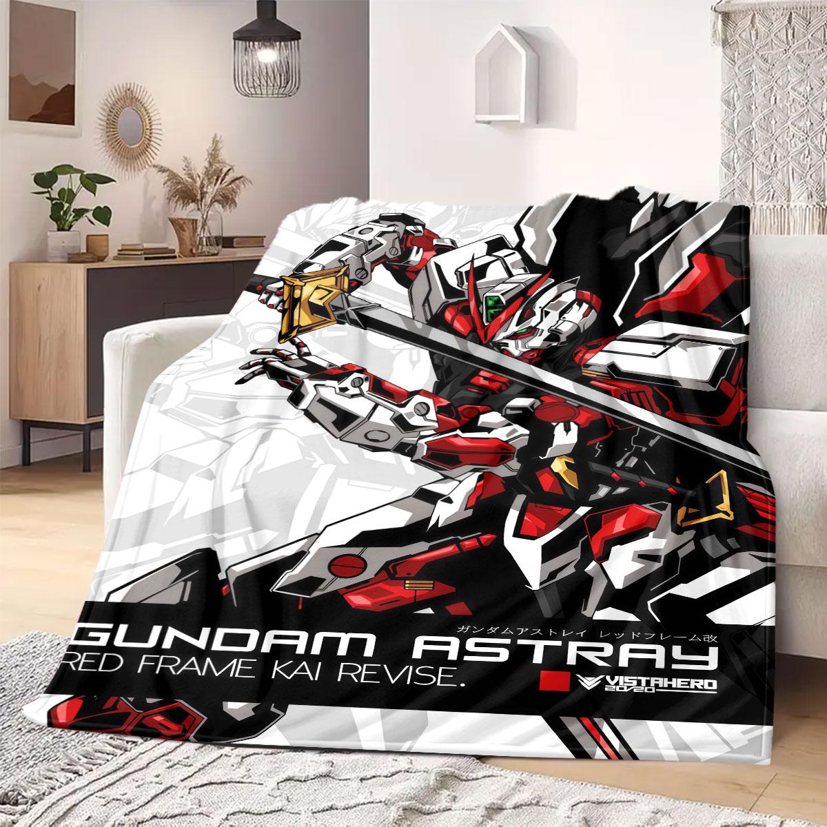 

Gundam Universe Print Blanket Warm Comfortable Flannel Blanket Suitable for Bedrooms,Sofas,Beds,Chairs,Picnics,Travel 75x90cm