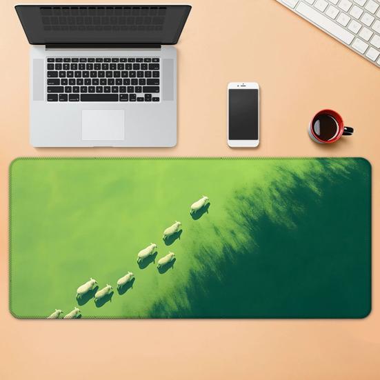 Mouse Pad Desenho Animado Retangular Impermeável para Casa Escritório Jogos Computador Laptop Mousepad Tapete de Mesa com Base de Borracha Antiderrapante Acessórios para PC