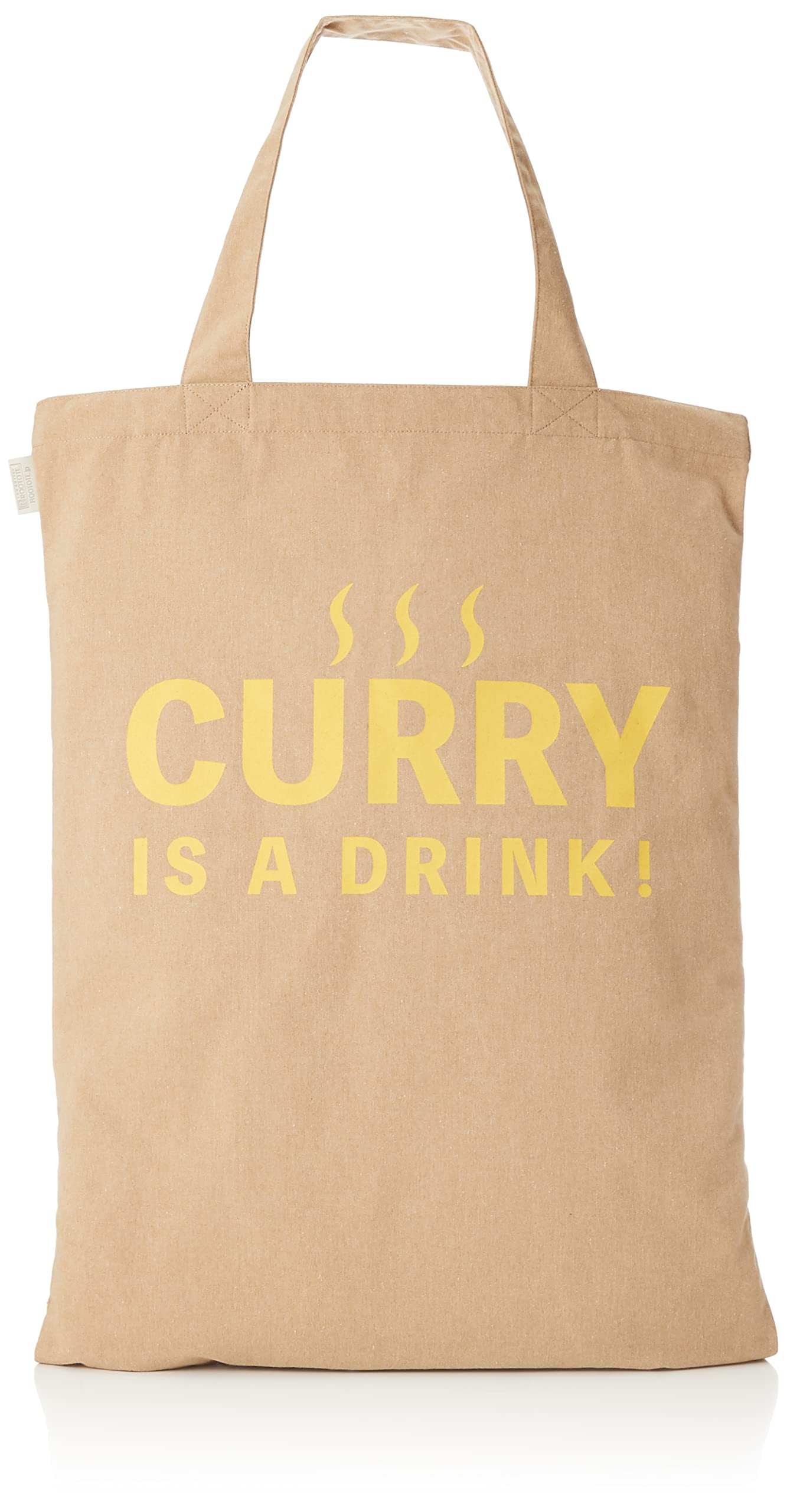 

Large Flat Recycled Cotton Tote Bag RTG Large R Cotton Epiphany 0281 Beige [Rootote]