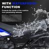 For Yamaha TW200 TW 200 1987-2024 Motorcycle Striped Grip Gripper Seat Cover PVC Leather Waterproof Seat Saddle Cushion Cover