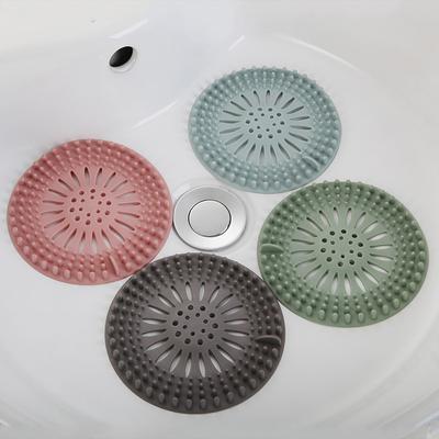 1 pièce Filtre d'évier de salle de bain pour cheveux Siphon de sol Crépine Bouchon à cheveux Couvercle de bonde de douche Évier de cuisine Anti-blocage
