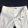NEW Tag Unused Japan Le Souk Flare Slacks Pants 34 Women S Inset 83cm White Bottoms Trousers(USED)