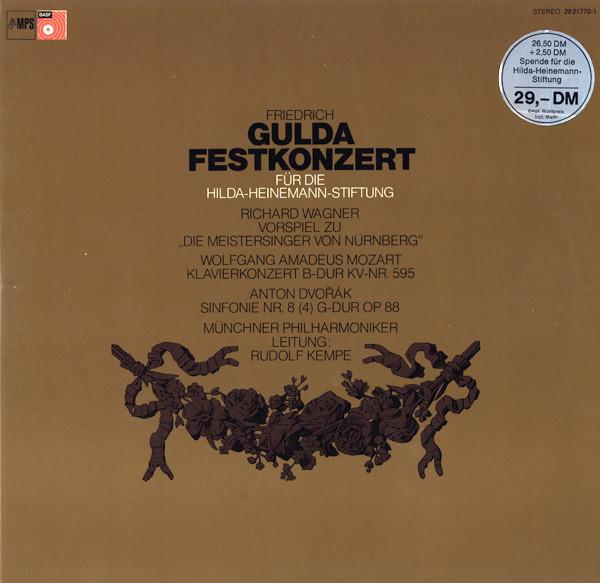 

LP Record FRIEDRICH GULDA Festkonzert 2921770 MPS Records 1973 Germany Classical Used