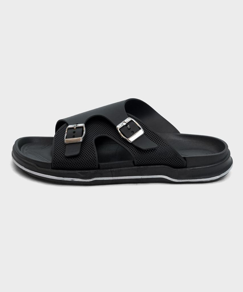Miamiproject Mono40 Hagrid Double Buckle Lightweight Slippers Black