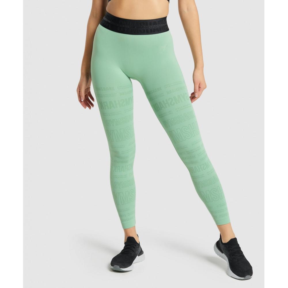 

Gymshark Vision Leggings Green B1a8v Ebch XS