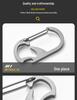 Titanium Alloy Multifunctional Car Keychain & Bottle Opener for Outdoor Use