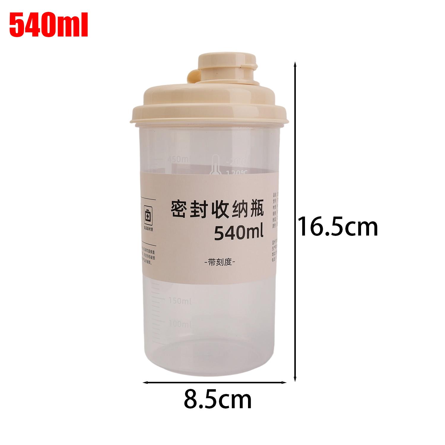 

Food Grade Storage Bottle Refrigeratable Milk Tea Soybean Milk Juice Cereal Storage Bottle New High Temperature Resistant Bottle