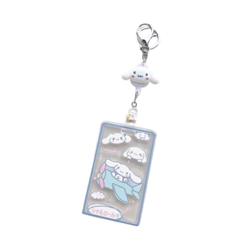 Transparent Card Sleeve With Sario Meledy Pudding Dog Print For School And Office