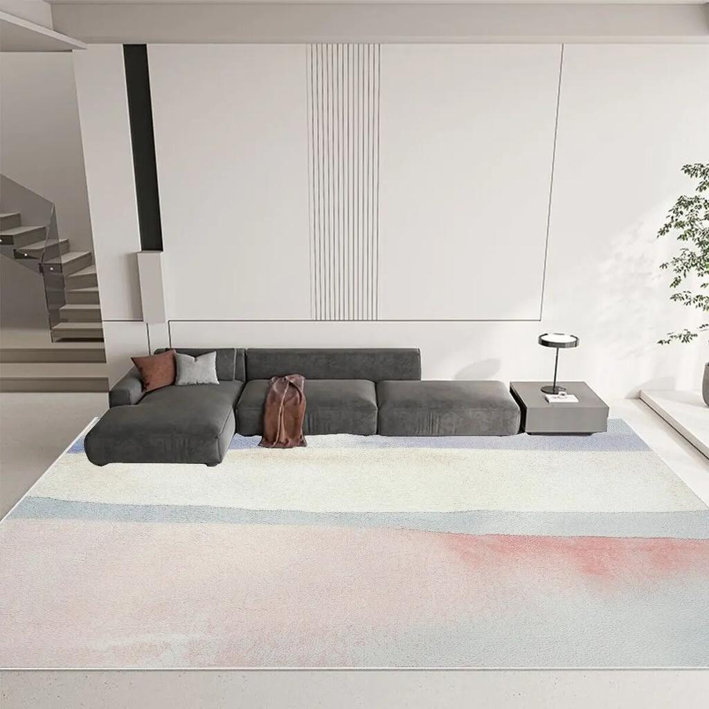 Modern Ins Style Decorative Rug for Living Room Big Size Sofa Mat for Children Non-slip Washable Decoration Home Bedroom Carpet