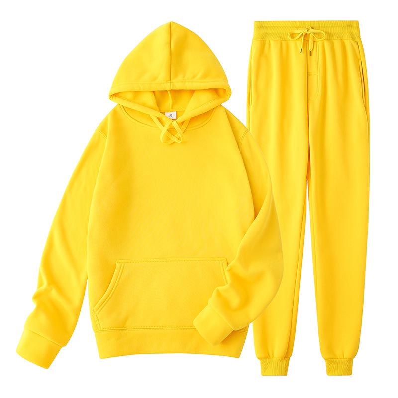 Buy Men's Hoodies Sports Suit Solid 