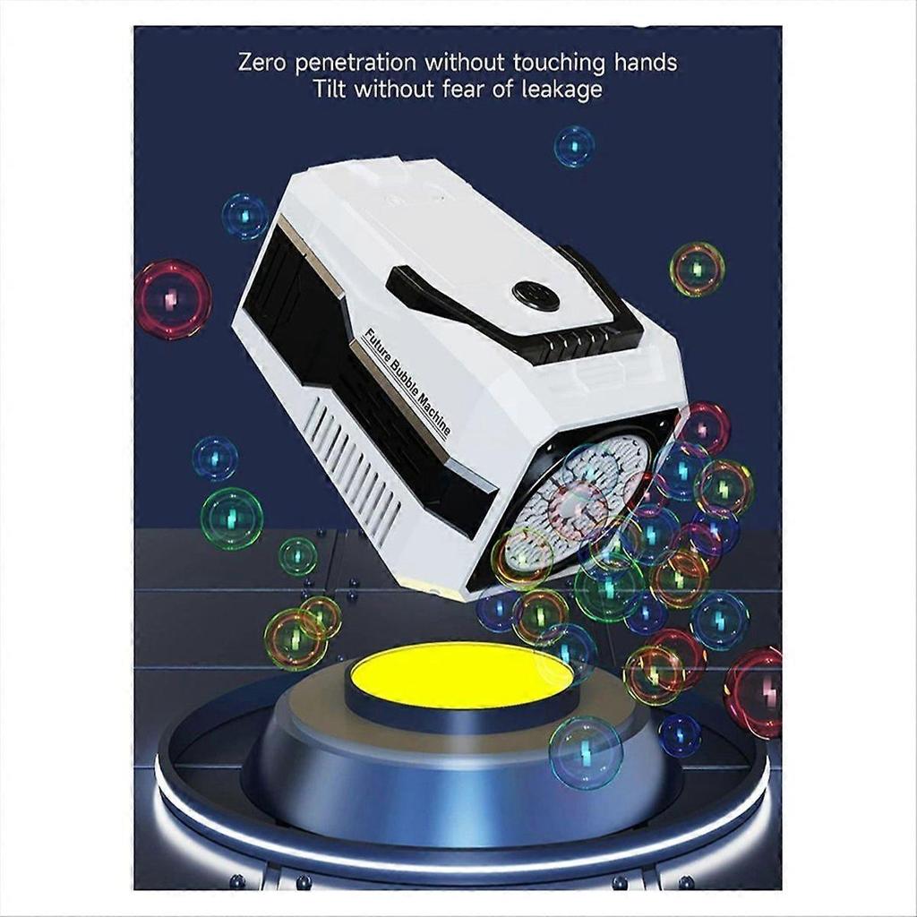 Bubble Machine, Automatic Bubble Machine with LED Lights