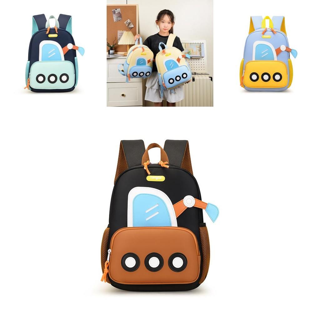 Childrens Excavator Backpack With Oxford Fabric Durable Material For Kindergarten School Use