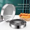 304 Stainless Steel Handheld Flour Sifter - 40 Mesh Fine Sieve for Household Use
