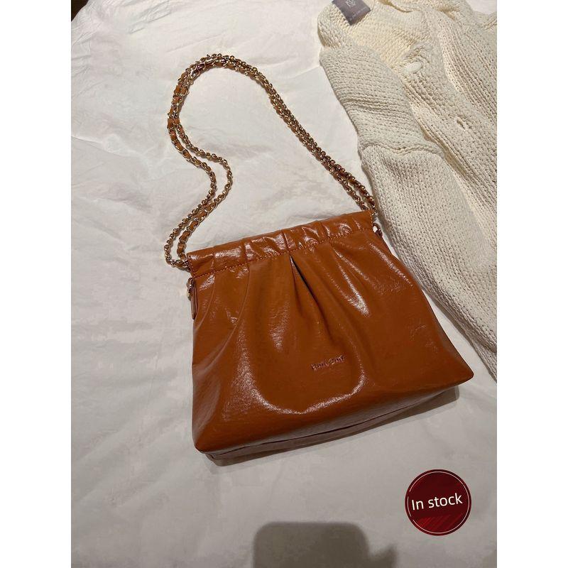 

South Wind Chio2nd Ruched Commuter Tote Caramel(In stock)