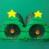 Collapsible Cat Tunnel Toy with Canes Playtube Crinkle Christmas Tree Tunnel for Indoor Kitten Rabbit 20inch