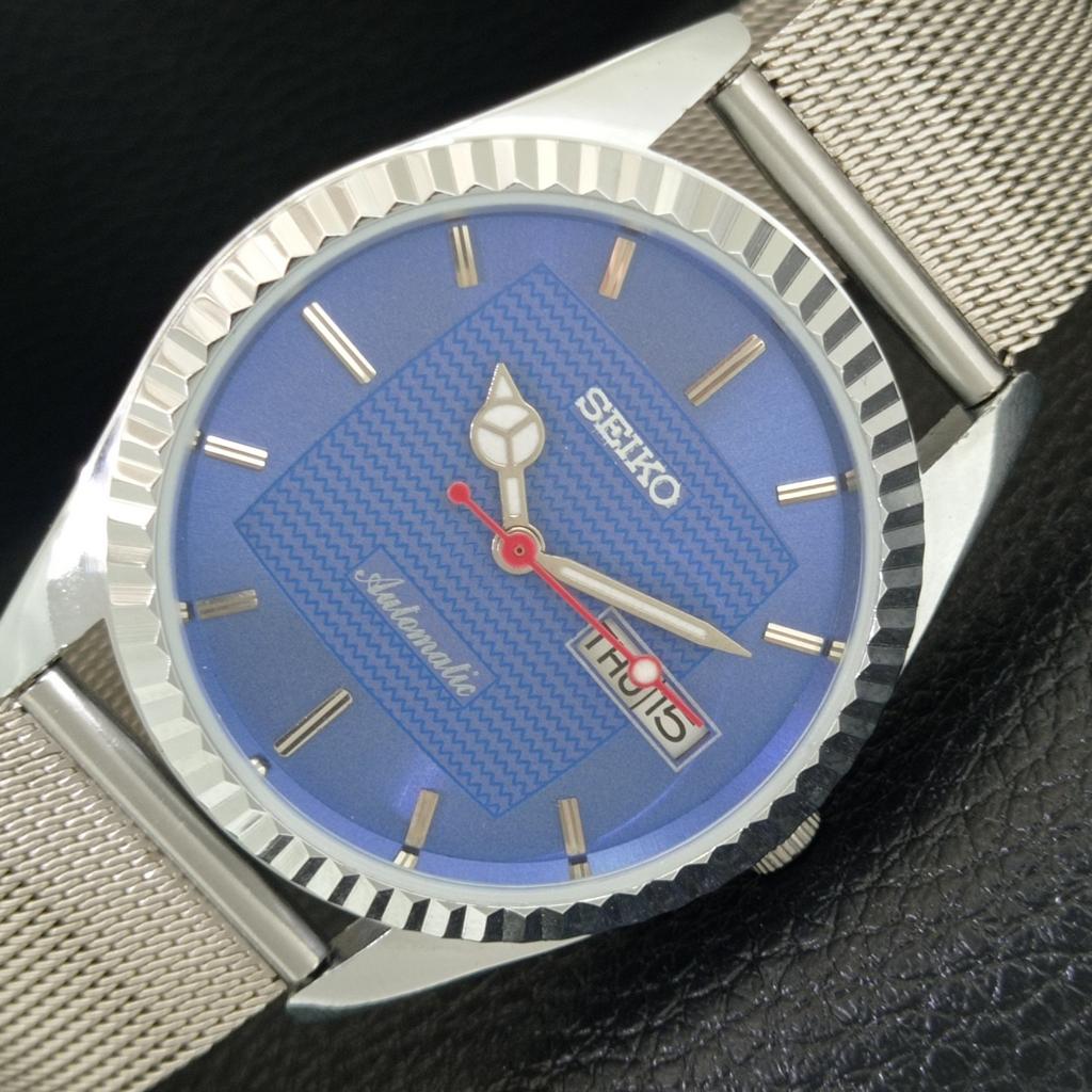 

ОТРЕМОНТИРОВАННЫЕ МУЖСКИЕ ВИНТАЖНЫЕ АВТОМАТИЧЕСКИЕ ЧАСЫ SEIKO 6309A ЯПОНИЯ СИНЕГО ЦВЕТА a443180-1